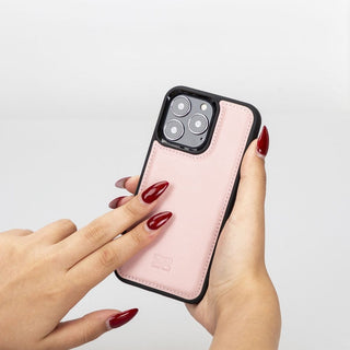 Bouletta Deri iPhone 13 Kılıfı iPhone 13 Serisi Hakiki Deri Arka Kapak Premium Koruma