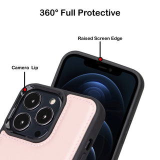 Bouletta Deri iPhone 13 Kılıfı iPhone 13 Serisi Hakiki Deri Arka Kapak Premium Koruma