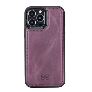 Bouletta Deri iPhone 13 Kılıfı iPhone 13 Serisi Hakiki Deri Arka Kapak Premium Koruma