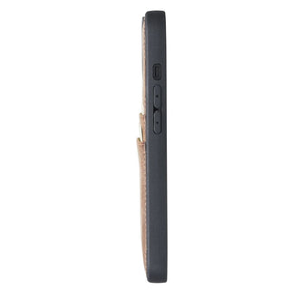 Bouletta Cep Telefonu Kılıfları iPhone 13 Serisi Kartlıklı Hakiki Deri Arka Kapak Premium Koruma