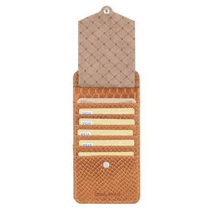 Marlo Leather Universal Phone Case Snake Tan Bouletta LTD