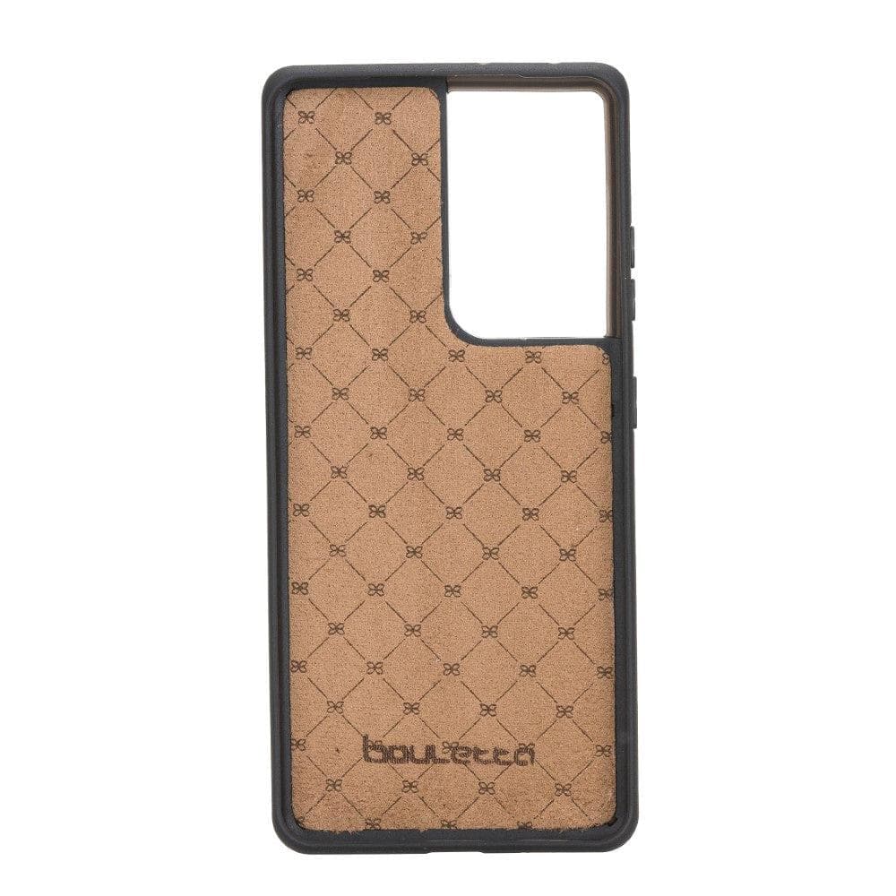 Bouletta Samsung Galaxy S21 Serisi Kartlıklı Deri Arka Kapak S21 Plus - Taba - 10