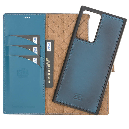 Bouletta Samsung Galaxy Note 20 Serisi Çıkarılabilir Deri Kılıf Note 20 - Koyu Kahve - 1