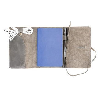 Bouletta Defter Kılıfları Small / Gri Nanny Deri Ajanda Kılıfı Premium Koruma