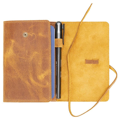 Nanny Luxury Genuine Leather Agenda Cover - S/M/L Sizes Bouletta Shop