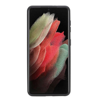 Bouletta Cep Telefonu Kılıfları Samsung Galaxy S21 Serisi Kartlıklı Deri Arka Kapak Premium Koruma