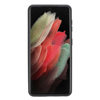 Bouletta Cep Telefonu Kılıfları Samsung Galaxy S21 Serisi Kartlıklı Deri Arka Kapak Premium Koruma