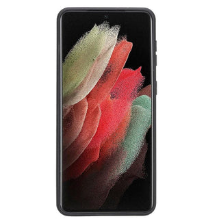 Bouletta Cep Telefonu Kılıfları Samsung Galaxy S21 Serisi Kartlıklı Deri Arka Kapak Premium Koruma