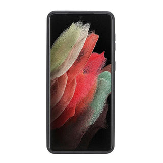 Bouletta Cep Telefonu Kılıfları Samsung Galaxy S21 Serisi Kartlıklı Deri Arka Kapak Premium Koruma