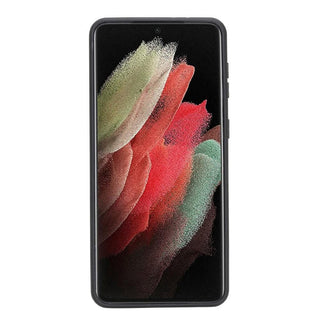 Bouletta Cep Telefonu Kılıfları Samsung Galaxy S21 Serisi Kartlıklı Deri Arka Kapak Premium Koruma