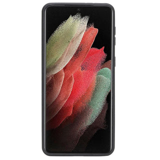 Bouletta Cep Telefonu Kılıfları Samsung Galaxy S21 Serisi Kartlıklı Deri Arka Kapak