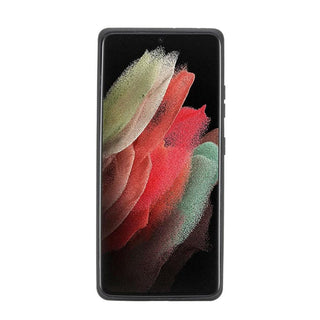 Bouletta Cep Telefonu Kılıfları Samsung Galaxy S21 Serisi Kartlıklı Deri Arka Kapak