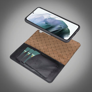 Bouletta Cep Telefonu Kılıfları Samsung Galaxy S22 Serisi Cüzdanlı Çıkarılabilir Deri Kılıf Premium Koruma