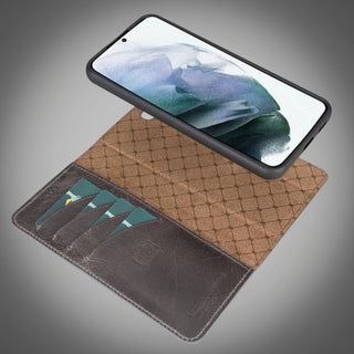 Bouletta Cep Telefonu Kılıfları Samsung Galaxy S22 Serisi Cüzdanlı Çıkarılabilir Deri Kılıf Premium Koruma