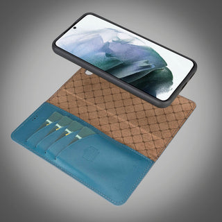 Bouletta Cep Telefonu Kılıfları Samsung Galaxy S22 Serisi Cüzdanlı Çıkarılabilir Deri Kılıf Premium Koruma