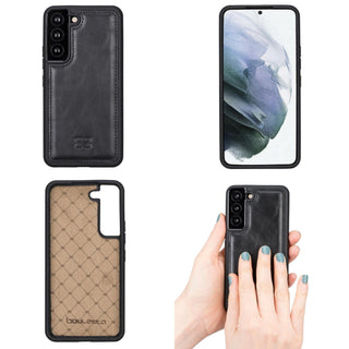 Bouletta Cep Telefonu Kılıfları Samsung Galaxy S22 Serisi Deri Arka Kapak Premium Koruma