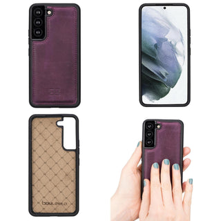Bouletta Cep Telefonu Kılıfları Samsung Galaxy S22 Serisi Deri Arka Kapak Premium Koruma