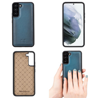 Bouletta Cep Telefonu Kılıfları Samsung Galaxy S22 Serisi Deri Arka Kapak