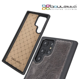Bouletta Cep Telefonu Kılıfları Samsung Galaxy S22 Serisi Deri Arka Kapak