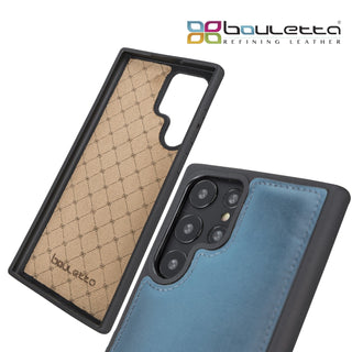Bouletta Cep Telefonu Kılıfları Samsung Galaxy S22 Serisi Deri Arka Kapak