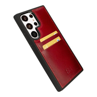 Bouletta Cep Telefonu Kılıfları Samsung Galaxy S23 Serisi Kartlıklı Deri Arka Kapak Premium Koruma