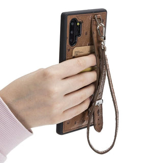 Bouletta Cep Telefonu Kılıfları Samsung Note 10 Serisi El Askılı Deri Arka Kapak Premium Koruma
