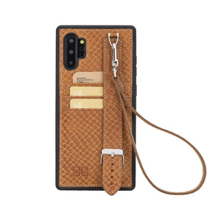 Bouletta Cep Telefonu Kılıfları Samsung Note 10 Serisi El Askılı Deri Arka Kapak Premium Koruma