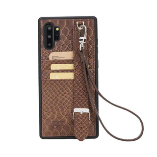 Bouletta Cep Telefonu Kılıfları Samsung Note 10 Serisi El Askılı Deri Arka Kapak Premium Koruma