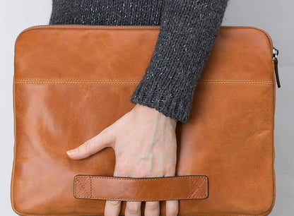 Awe Genuine Leather iPad and MacBook Sleeve Bouletta Shop