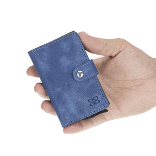 Bouletta LTD Wallets & Money Clips Terry Coin Leather Mechanical Card Holder Premium Koruma