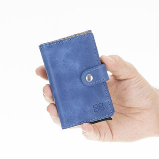 Bouletta LTD Wallets & Money Clips Terry Coin Leather Mechanical Card Holder Premium Koruma