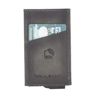 Torres Leather Mechanical Card Holder Bouletta