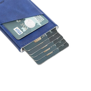 Torres Leather Mechanical Card Holder Bouletta