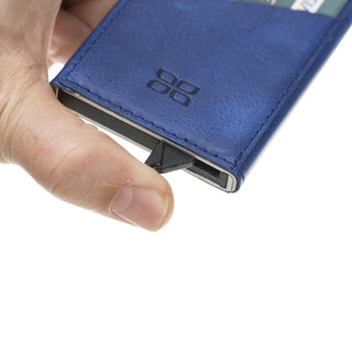 Torres Leather Mechanical Card Holder Bouletta