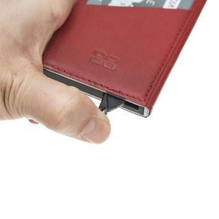 Torres Leather Mechanical Card Holder Bouletta