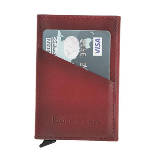 Torres Leather Mechanical Card Holder V4EF Bouletta