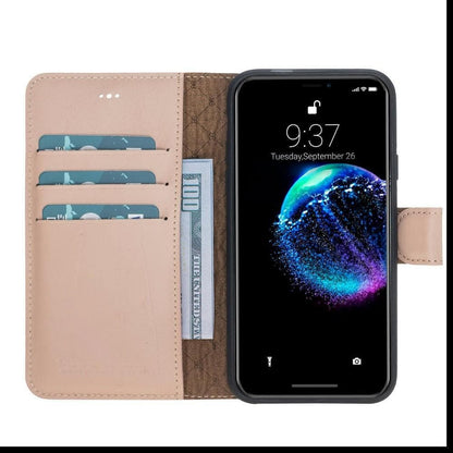 Wallet Folio Leather Case with ID slot for Apple iPhone X/XS and iPhone XR and XSmax Bouletta Shop