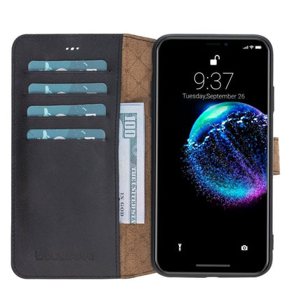 Wallet Folio Leather Case with ID slot for Apple iPhone X/XS and iPhone XR and XSmax Bouletta Shop